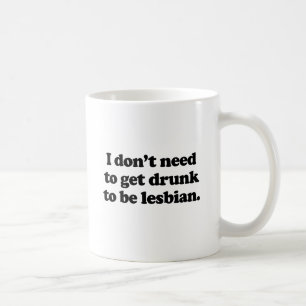 Ich muss mich nicht betrinken kaffeetasse