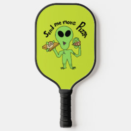 Ich muss Pizza-Cartoon schicken Pickleball Schläger