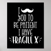 Ich mustache Sie, um Patient zu sein, habe ich fra