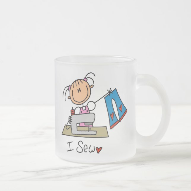 Ich nähe mattglastasse (Rechts)