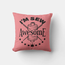 Ich nähe Phantastisch Sewing Lover Seamstress Kissen
