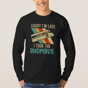 Ich nahm den Rhombus-Mathe-Nerd für Frauen T-Shirt