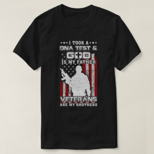 Ich nahm einen DNA Test Gott ist mein Vater Vetera T-Shirt