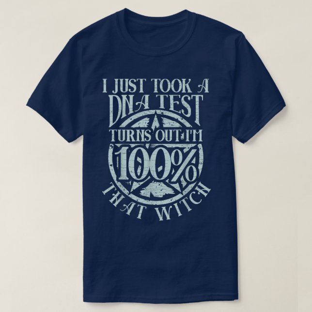 Ich nahm gerade einen DNA-Test mit Halloween-T - S T-Shirt (Design vorne)