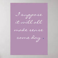 Ich nehme an, es wird irgendwann Sinn machen.