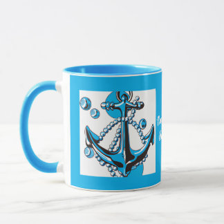 Ich nehme eine Strandtag-Zitat-Anker-Tasse Tasse