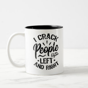 Ich nehme Leute auf Zweifarbige Tasse
