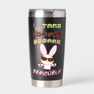 Ich nehme meine Kaffeepause ernst Thermobecher
