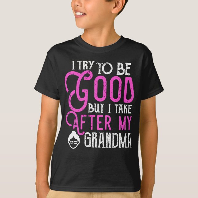 Ich nehme nach Großmuttergeschenk T-Shirt (Vorderseite)