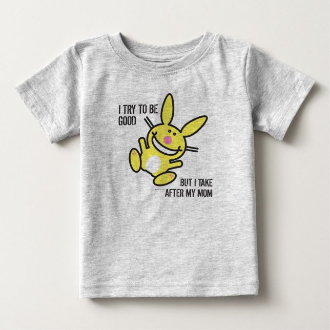 Ich nehme nach meiner Mama Baby T-shirt (Vorderseite)