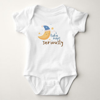 Ich nehme Nickerchen ernstlich neugeborenen Bodysu Baby Strampler