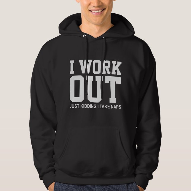 Ich nehme Nickerchen Hoodie (Vorderseite)
