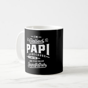 Ich nenne mich "Vatertag T - Shirt Opa-Geschenk" Kaffeetasse