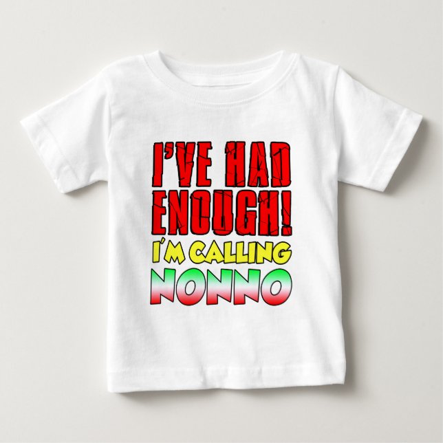Ich nenne Nonno Baby T-shirt (Vorderseite)