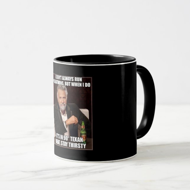 Ich nicht immer lasse Marathons… laufen Tasse (VorderseiteRechts)