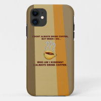 Ich nicht immer trinke Kaffee