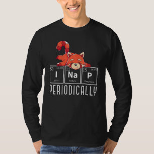 Ich Nickerchen regelmäßig Waldtierschläferin Red P T-Shirt