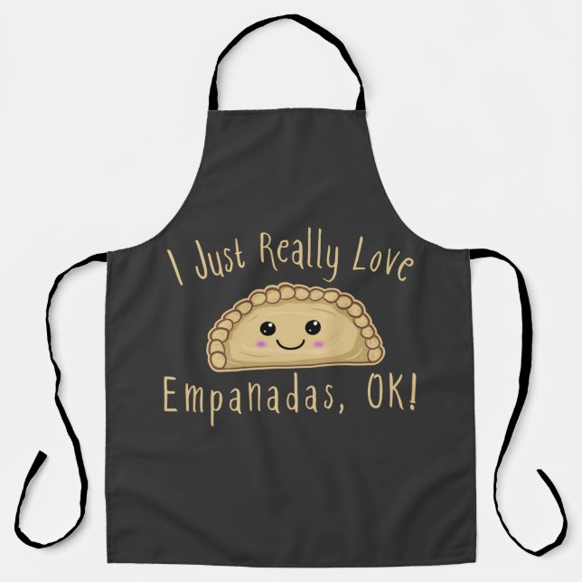 Ich nur wirklich Liebe Empanadas Ok! Niedlich Kawa Schürze (Vorderseite)