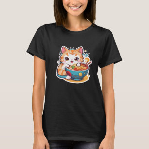 Ich nur wirklich Liebe Ramen Kitten Tshirt
