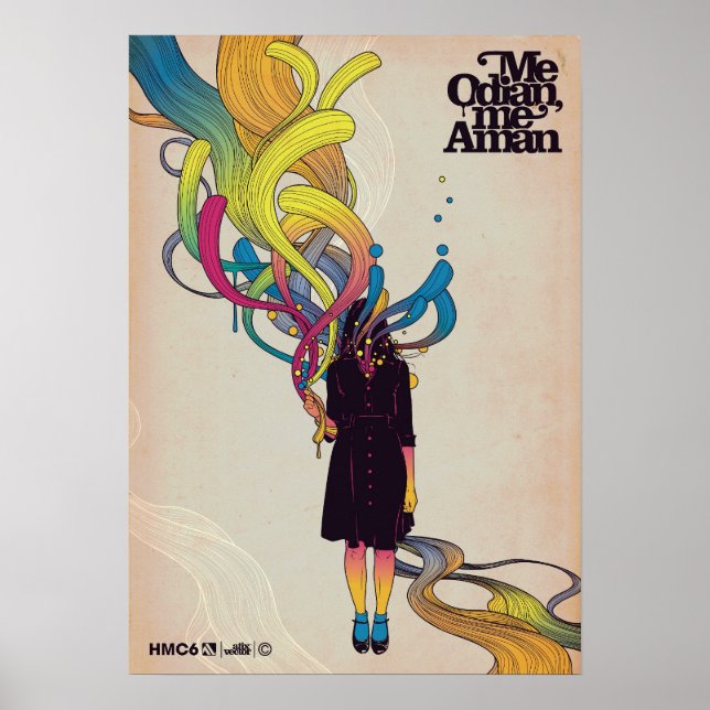 Ich odian, ich aman Print Poster (Vorne)