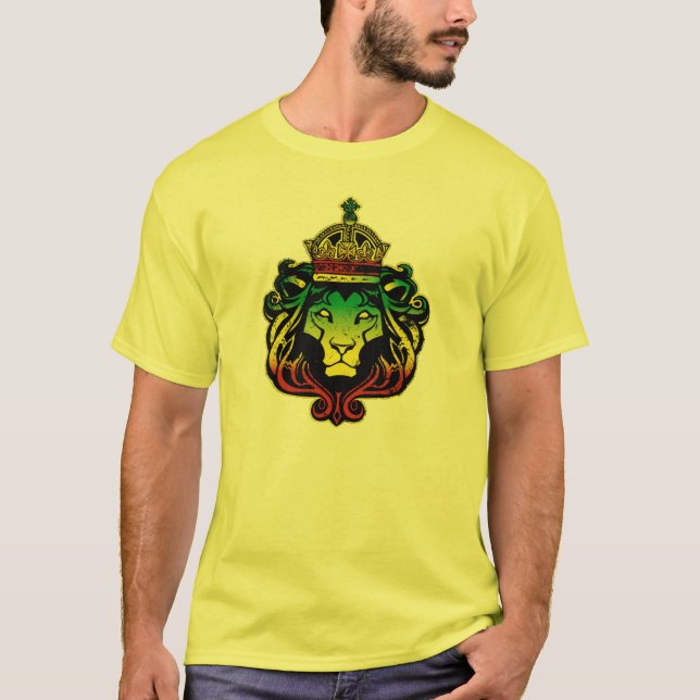 Ich P-/inphi Rasta Löwe-T - Shirt (Vorderseite)