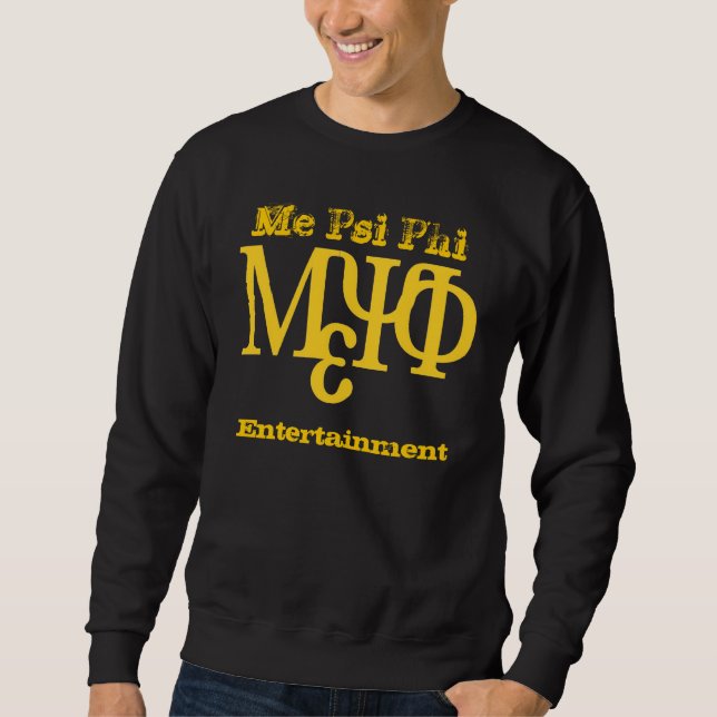 Ich P-/inphi-Schwarz-Sweatshirt Sweatshirt (Vorderseite)