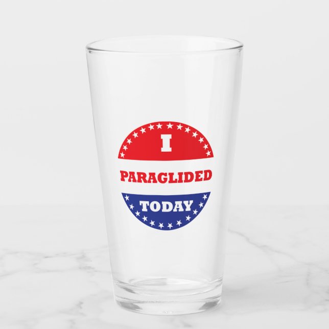 Ich paragliere heute glas (Vorderseite)