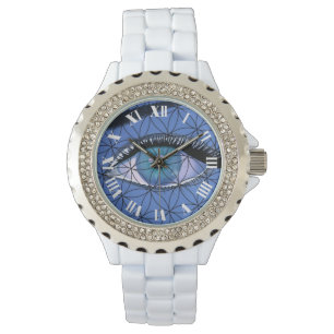 Ich passe alles sehende blaue Auge auf Armbanduhr