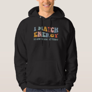 Ich passe die Energie-Kapuzenjacke an Hoodie
