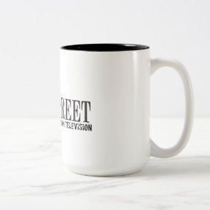 Ich passte auf, Wallstreet auf Fernsehen zu Zweifarbige Tasse