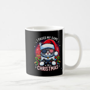 Ich pausierte mein Spiel für Weihnachten Cooler Ka Kaffeetasse