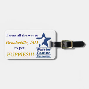 Ich Pet Welpen! Gepäckanhänger