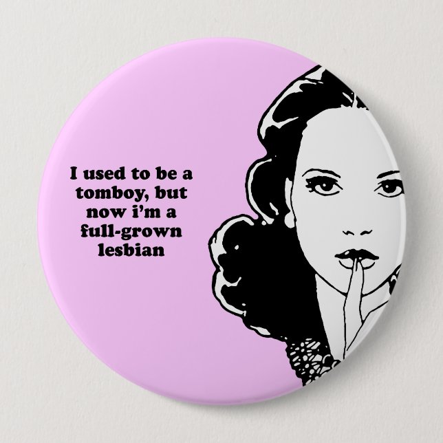 ICH PFLEGTE, UM EIN WILDFANG ABER JETZT IM A BUTTON (Vorderseite)