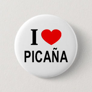 Ich ❤️ PICAÑA ICH LIEBE PICAÑA ICH HERZ PICAÑA Button