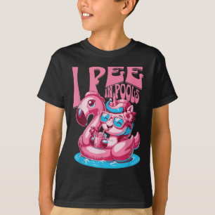 Ich pinkle in Pools Schwimm-Witz Lustiger Sommer P T-Shirt
