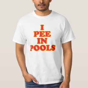 Ich pisse in Schwimmbecken lustige Sommerferien   T-Shirt