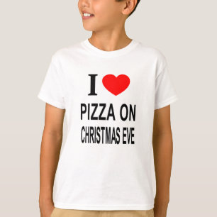 ICH ❤️ PIZZA AUF CHRISTMAS, DA ICH LIEBE PIZZA AUF T-Shirt