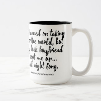 Ich plante auf dem Übernehmen der Welt… Zweifarbige Tasse