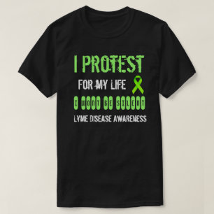 Ich protestiere für mein Shirt zur Bewusstseinsbil
