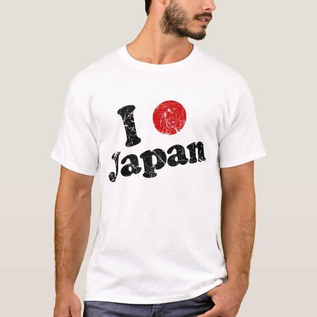 ich punktiere (Herz) Japan T-Shirt (Vorderseite)