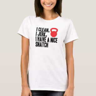 Ich putze, ich weiß, und ich habe einen netten Sc T-Shirt
