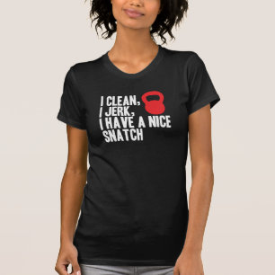 Ich putze, ich weiß, und ich habe einen netten Sc T-Shirt
