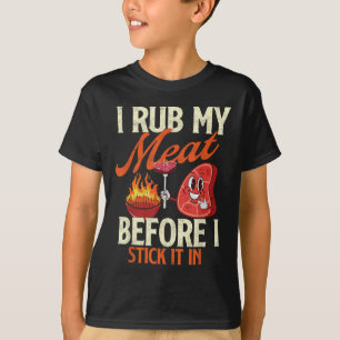 Ich raube mein Fleisch, bevor ich es anklebe - Pit T-Shirt