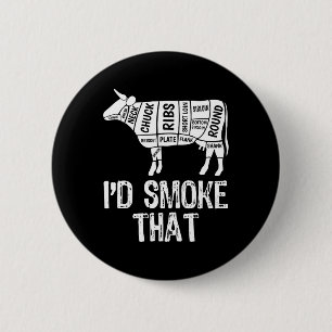 Ich rauche die Kuh-Grillen und raucht Grillgrill Button