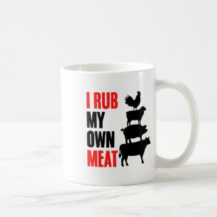 Ich rauche mein eigenes Fleisch, witzige Grillen G Kaffeetasse