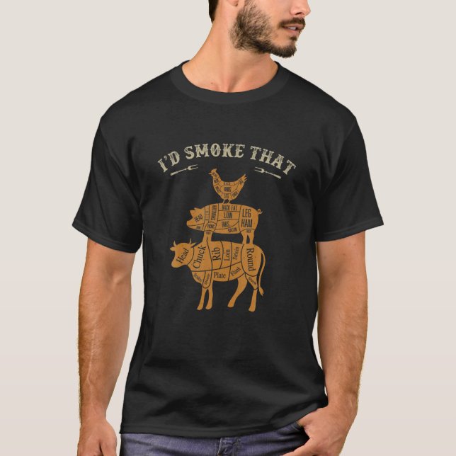 Ich rauche, was es heißt, mich auszurauchen T-Shirt (Vorderseite)