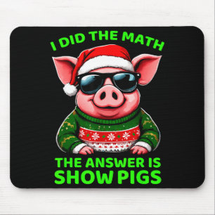 Ich Rechnete Nach Die Antwort Ist Weihnachtsmann S Mousepad