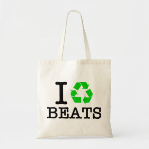 Ich recycel Beats Tragetasche