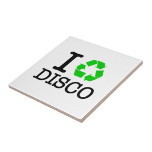 Ich Recycelte Disco Fliese