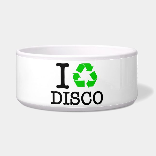 Ich Recycelte Disco Napf (Vorderseite)